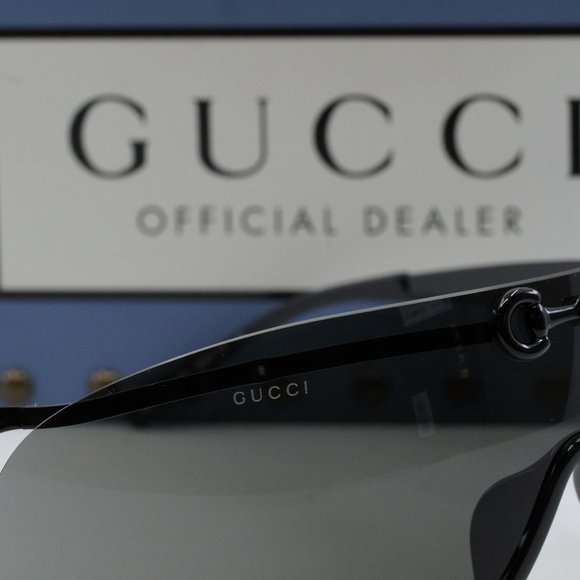 FINAL PRICE NEW GUCCI GG1656S 001 BLACK GREY SUNGLASSES - Picture 8 of 11